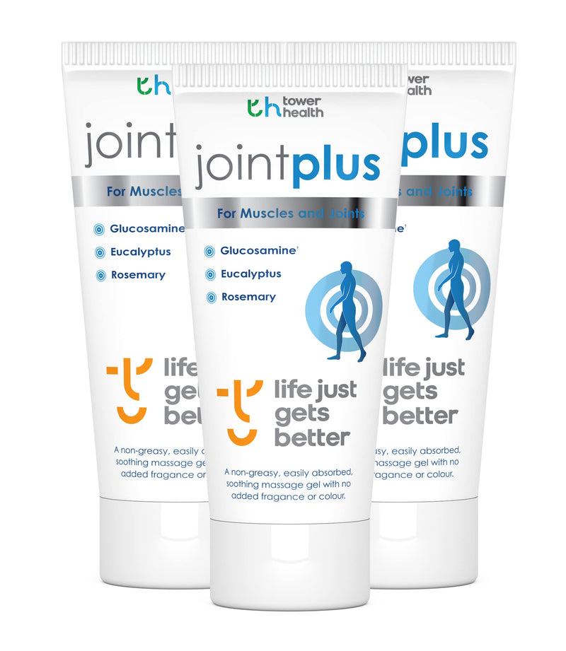 3 Pack of Joint Plus Muscle and Joint Gel 200ml Tube | Drug Free | 60 Day Money Back Guarantee - BeesActive Australia