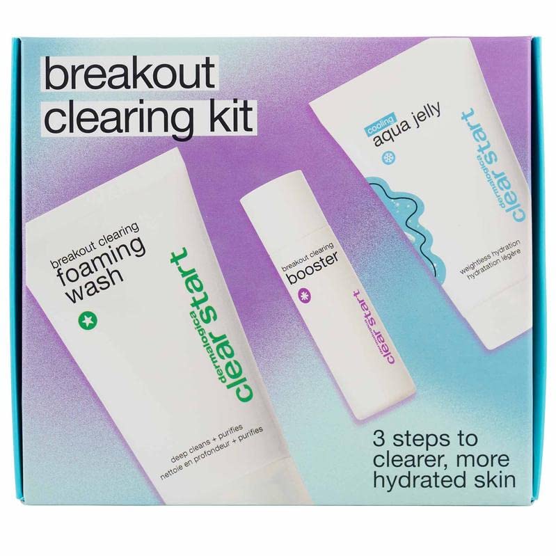 Dermalogica Clear Start Breakout Clearing Kit – Contains Acne Face Wash, Breakout Clearing Spot Treatment & Cooling Moisturizer - BeesActive Australia