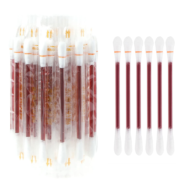 100 Pieces Disposable Iodine Cotton swabs Portable Iodine Disinfection Cotton swabs for Emergency Wound Care - BeesActive Australia