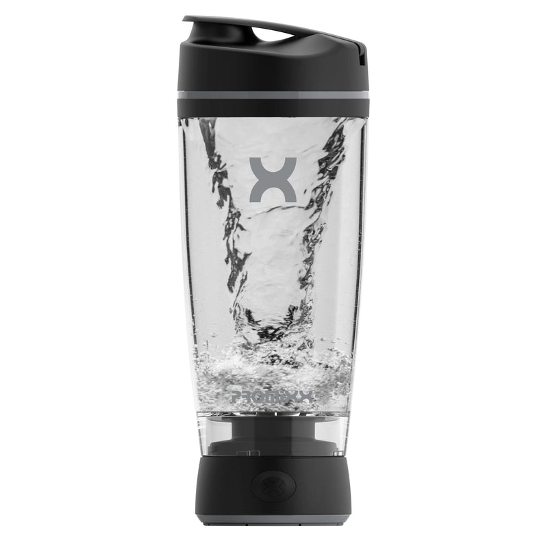 PROMiXX Original Shaker Bottle - Battery-powered for Smooth Protein Shakes - BPA Free, 600ml Cup (Black) Black - BeesActive Australia