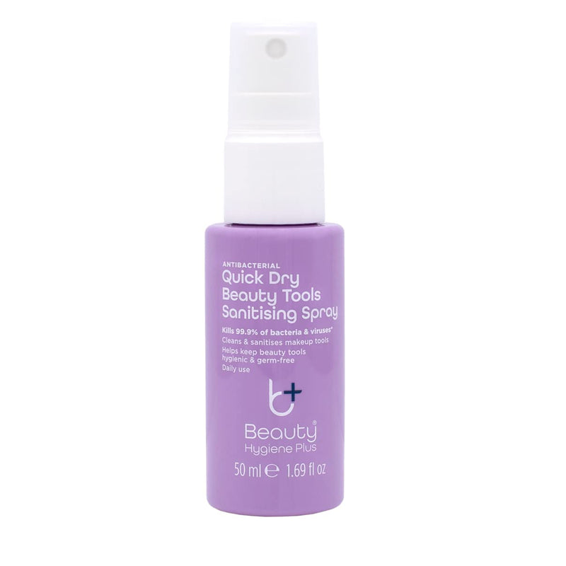 Beauty Hygiene Plus Makeup Tools Sanitising Spray Quick Dry Antibacterial Antiviral 50ml - BeesActive Australia