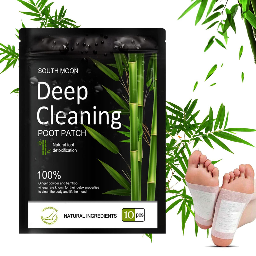 10 Pcs Foot Detox Patches, Detox Foot Patches for Stress Relief & Deep Sleep,100% Natural Detox Foot Pads to Help Remove Toxins & Cleanse Body - BeesActive Australia