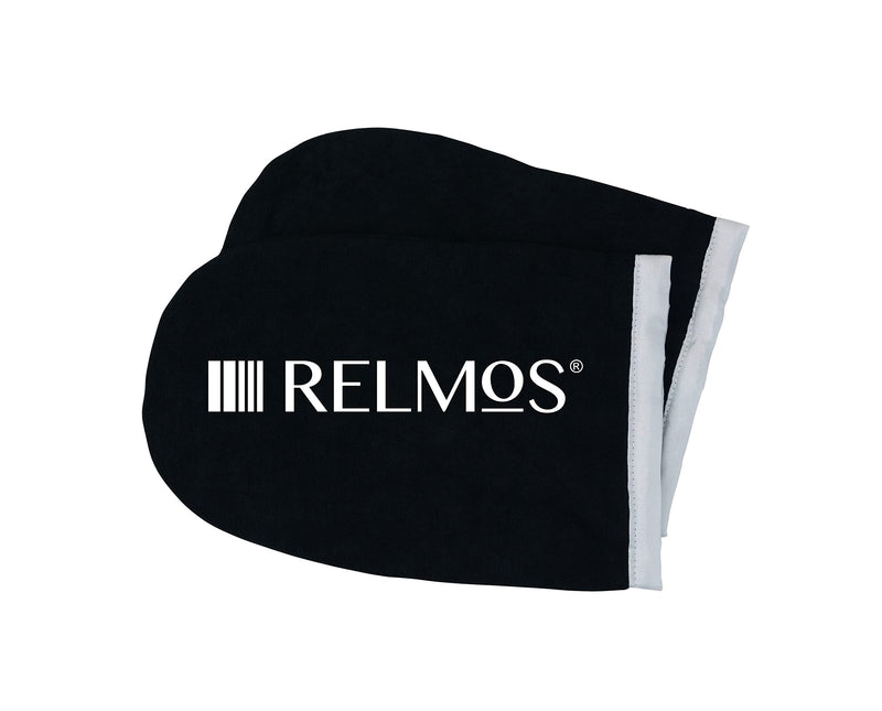 RELMoS Paraffin Wax Mitts Hands Gloves Terry Cotton Beauty Care Supplies for Heat Therapy Spa Bath Treatment Warmer Black (1 Pair) 1 Pair - BeesActive Australia