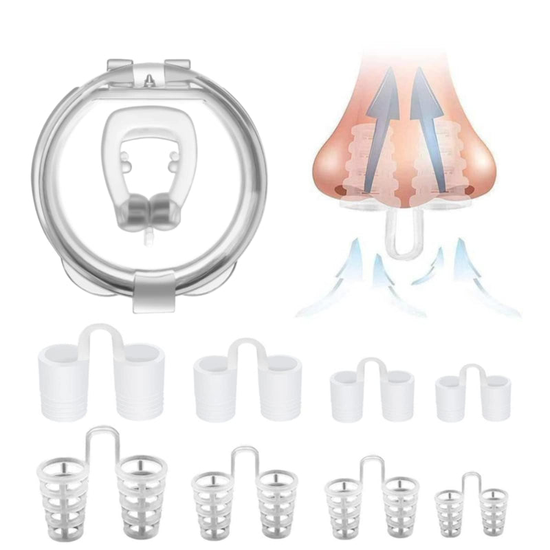 Anti Snore Devices,Silicone Magnetic Anti Snoring Clip,Snore Stopper Nose Vents Anti Snore Solution Snoring Relief Sleep Aid Devices (10 Pack) - BeesActive Australia