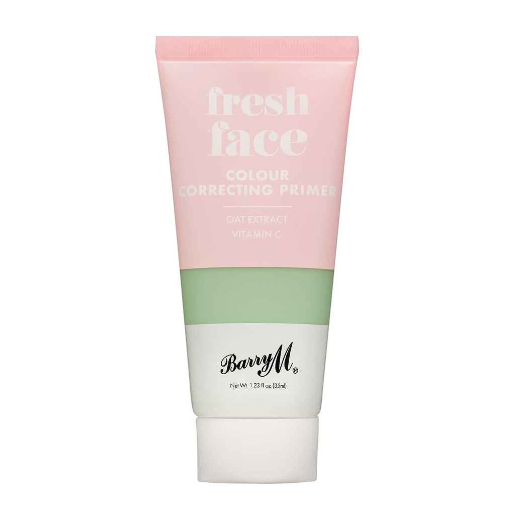 Barry M Fresh Face Colour Correcting Primer, Green, Balance Skin Tone and Reduce Redness - BeesActive Australia