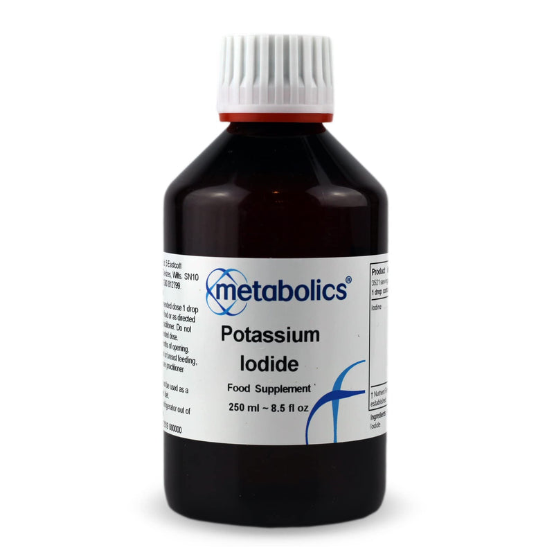 Potassium Iodide Supplement 250ml | 54 mcg Per Drop | 3521 Drops Per Bottle | Made in The UK | Nothing Added 250 ml (Pack of 1) - BeesActive Australia