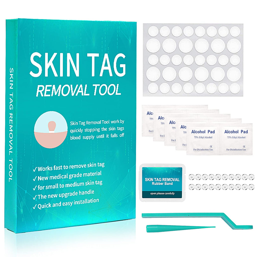 Skin Tag Remover Kit, Mole Remover, Painless Wart Remover Skin Tag Removal Patches, Face Care Mole Wart Tool,Easy to Use for 2-5 mm Skin Tag - BeesActive Australia