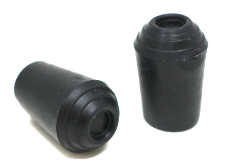 fiXte Small Replacement Walking Stick Cane Crutch Hiking Pole Rubber End Ferrule Black 16mm (2) 2 - BeesActive Australia
