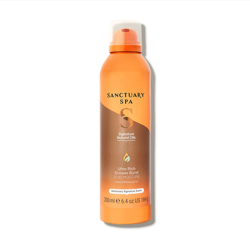 Sanctuary Spa Ultra Rich Shower Burst, No Mineral Oil, Cruelty Free and Vegan Shower Foam, 200ml - BeesActive Australia