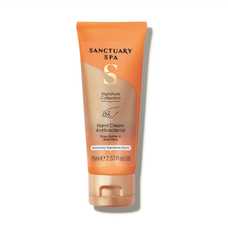 Sanctuary Spa Antibacterial Hand Cream, No Mineral Oil, Cruelty Free and Vegan Shea Butter Hand Cream for Very Dry Hands, 75 ml New Version - BeesActive Australia