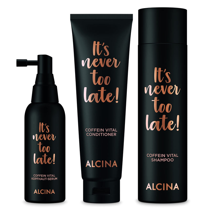 ALCINA Caffeine Vital Shampoo Conditioner and Hair Growth Serum Set | For Longer and Stronger Hair | Professional Hair Care Made in Germany - BeesActive Australia