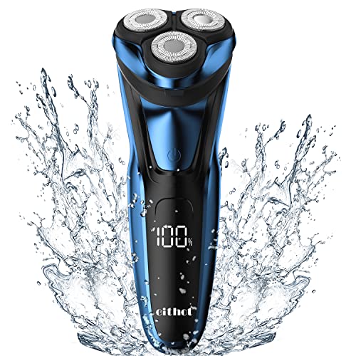 Electric Razor Shavers for Men Rechargeable with Pop-up Trimmer IPX7 Waterpfoof Travel Lock - BeesActive Australia