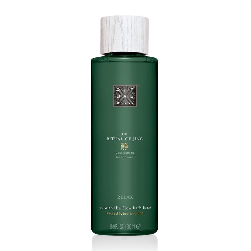 RITUALS Bubble Bath from The Ritual of Jing, 500 ml - with Sacred Lotus, Jujube & Chinese Mint - Relaxing & Calming Properties - BeesActive Australia