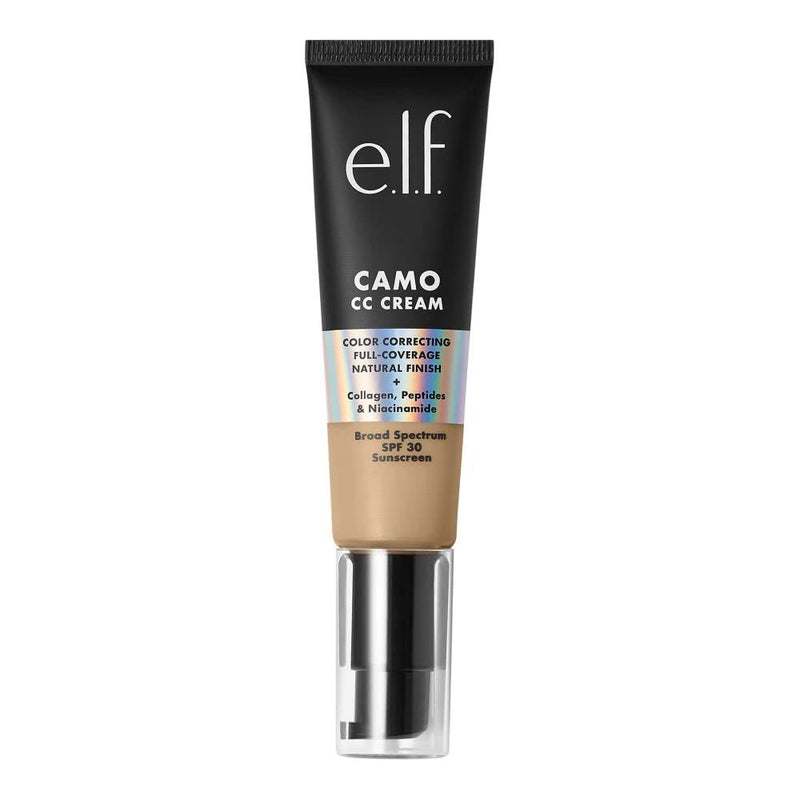 e.l.f. Camo CC Cream, Colour Correcting Medium-To-Full Coverage Foundation with SPF 30, Light 205 N, 1.05 Oz (30g) - BeesActive Australia