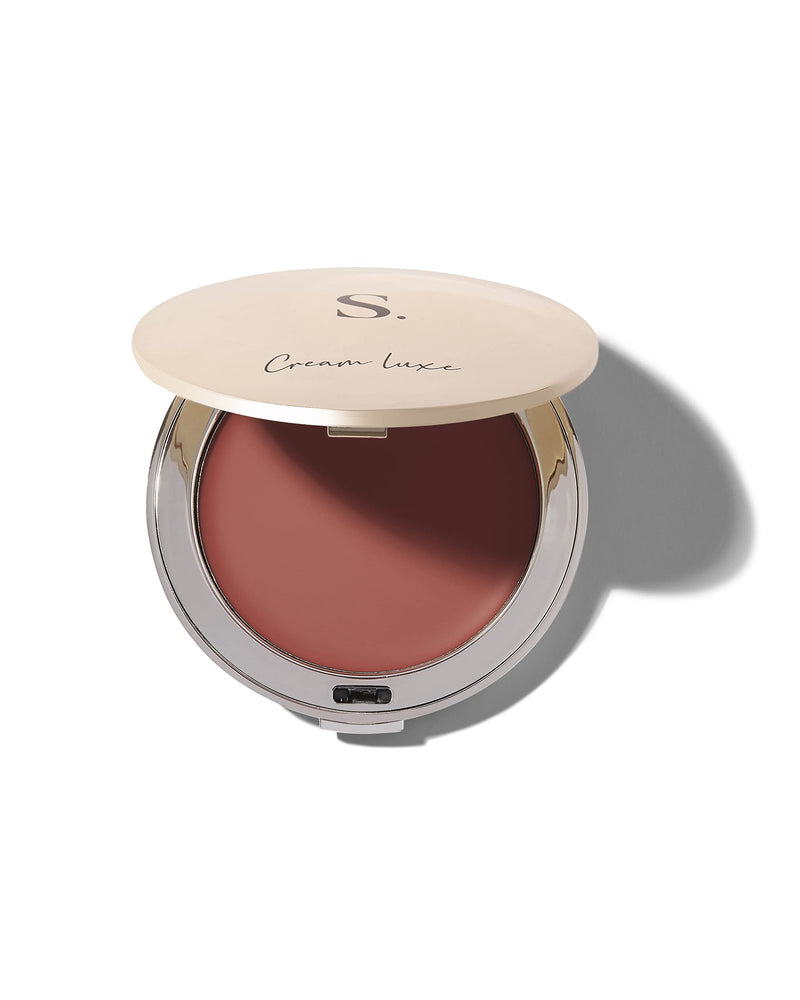 Cream Luxe Blush from Sculpted by Aimee Connolly – 35g Vegan Multi-Purpose Blusher for Dewy Glow Dusty Rose - BeesActive Australia