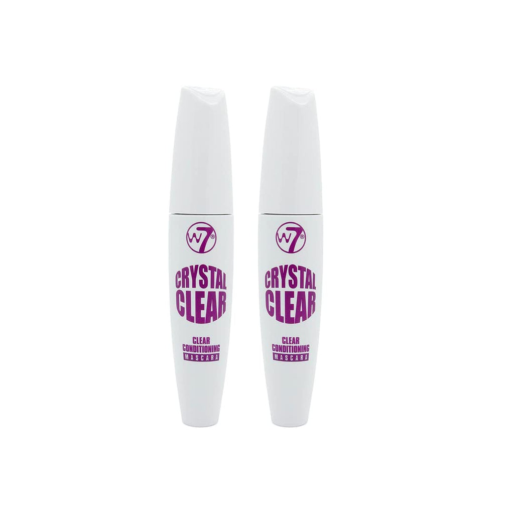 W7 Crystal Clear Mascara - 2 Pack - Defining & Volumising Clear Mascara - Long-Lasting Natural Eye Makeup - BeesActive Australia