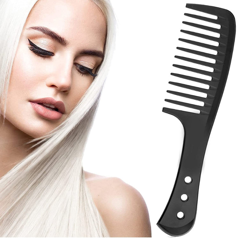 Big Hair Comb, Wide Tooth Combing Hair Comb Design Comb Design Comb Designed for Curlers or Long Wet Hair. - BeesActive Australia