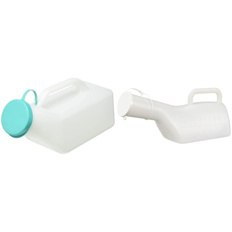 NRS Healthcare G47469 Male Urinal Bottle & M76149 Long Necked Male Urinal + M76149 Long Necked Male Urinal - BeesActive Australia