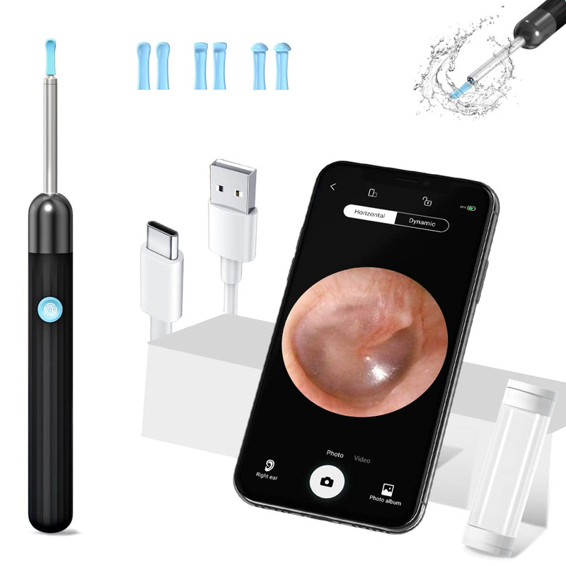 Ear Wax Remover TODEHI 1080P FHD Wireless Ear Wax Removal Kit WiFi Ear Cleaner Camera with 6 LED Lights, Visual Ear Otoscope for Adults, Kids & Pets - BeesActive Australia