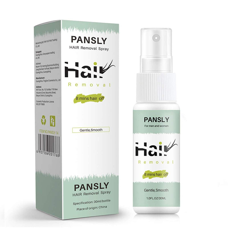 Hair Removal Spray For Women and Men, 8 Minutes Hair off Hair Removal for Gentle, Natural Hair Remover for Arms, Underarm, Legs, Bikini Areas, 30 ML - BeesActive Australia