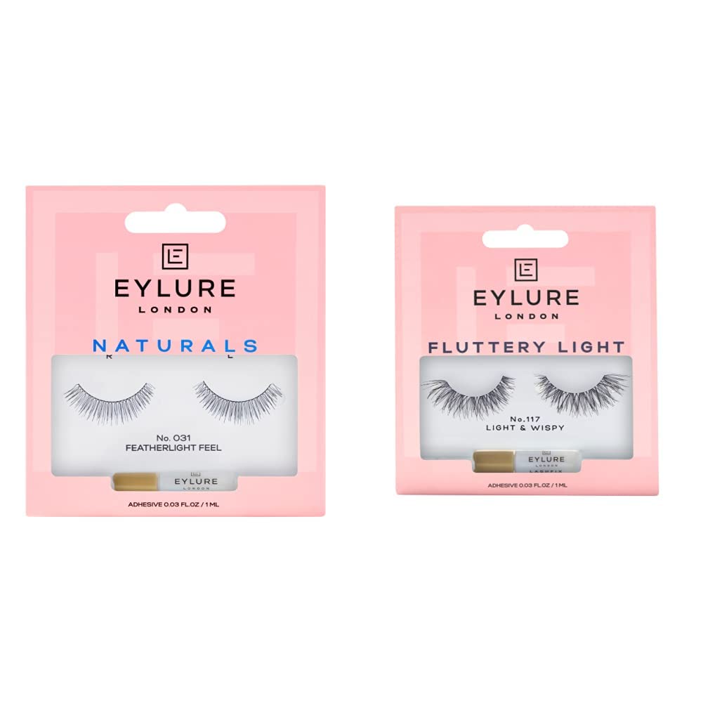 Eylure Naturals 031 False Lashes & Strip False Lashes Texture No. 117 + Strip False Lashes Texture - BeesActive Australia