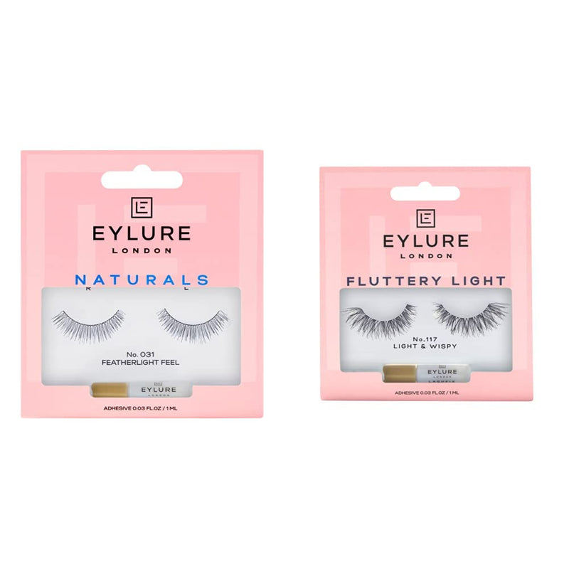 Eylure Naturals 031 False Lashes & Strip False Lashes Texture No. 117 + Strip False Lashes Texture - BeesActive Australia